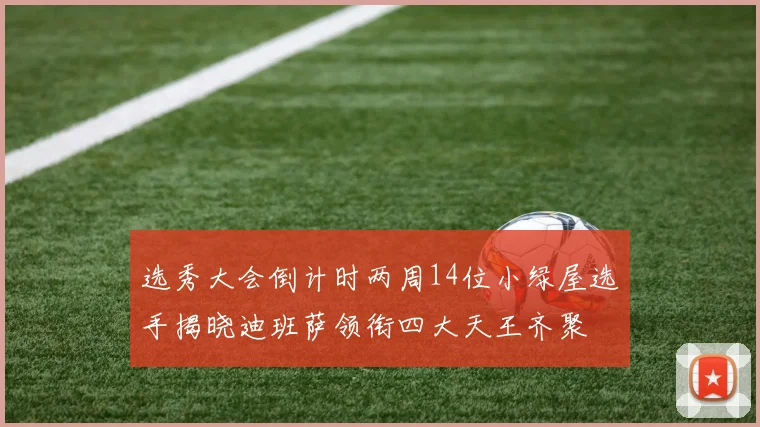 选秀大会倒计时两周14位小绿屋选手揭晓迪班萨领衔四大天王齐聚